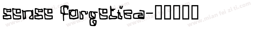 sense forgetica字体转换